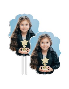 Full Colour Taarttopper Ontwerp op Maat: Frame 1