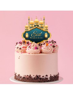 Full Colour Taarttopper op Maat: Eid Mubarak 2