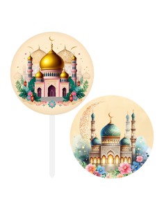 Full Colour Cupcaketoppers op Maat: Moskee