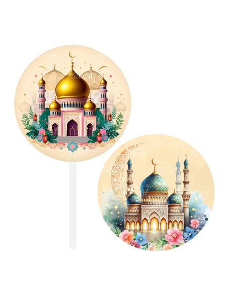 Full Colour Cupcaketoppers op Maat: Moskee