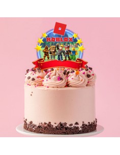 Full Colour Taarttopper op Maat: Roblox 1