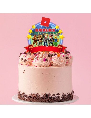 Full Colour Taarttopper op Maat: Roblox 1