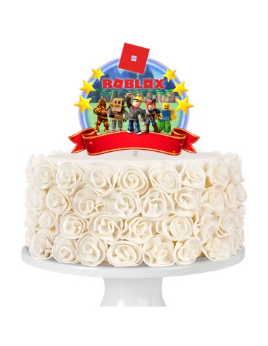 Full Colour Taarttopper op Maat: Roblox 1