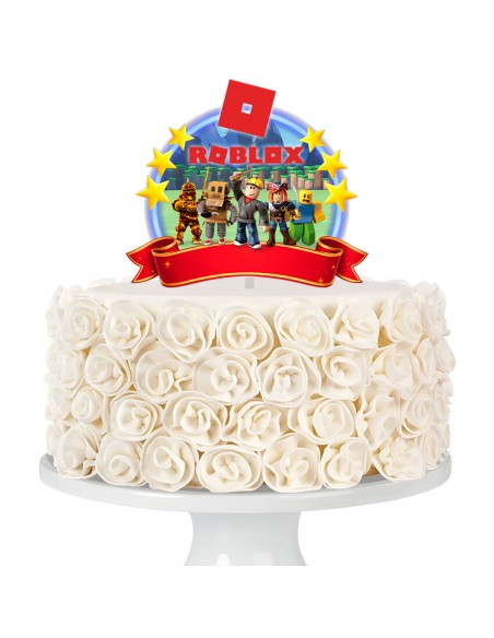 Full Colour Taarttopper op Maat: Roblox 1