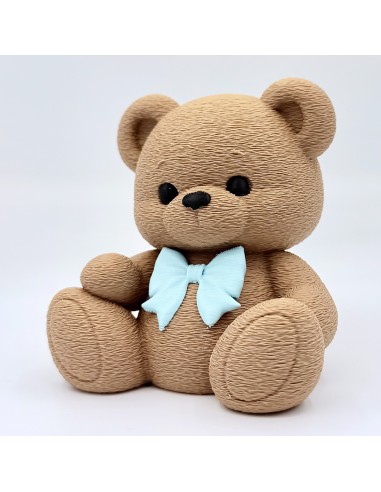 3D Taarttopper op Maat: Teddy Boy Caramel