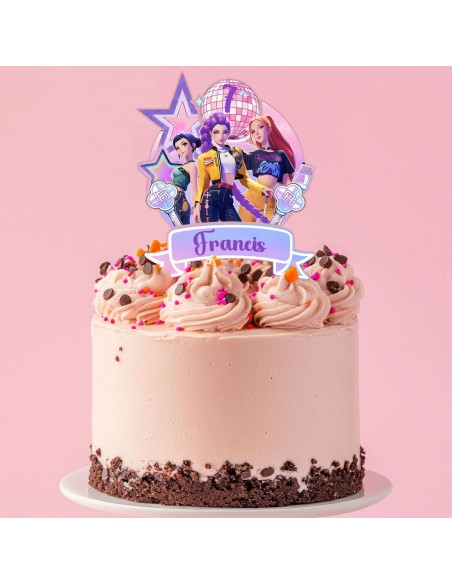 Full Colour Taarttopper op Maat: K-Pop Demon Hunters 1