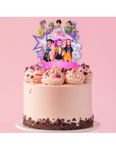 Full Colour Taarttopper op Maat: K-Pop Demon Hunters 4