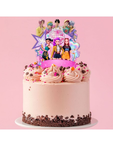 Full Colour Taarttopper op Maat: K-Pop Demon Hunters 4