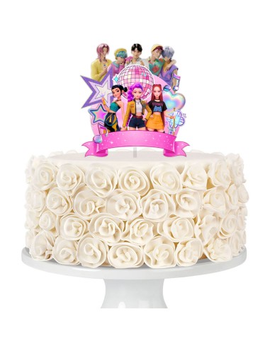 Full Colour Taarttopper op Maat: K-Pop Demon Hunters 4