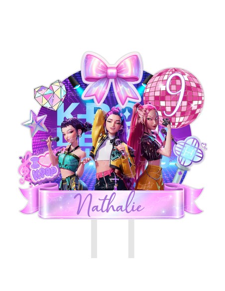 Full Colour Taarttopper op Maat: K-Pop Demon Hunters 3