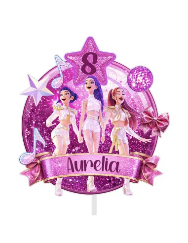 Full Colour Taarttopper op Maat: K-Pop Demon Hunters 2