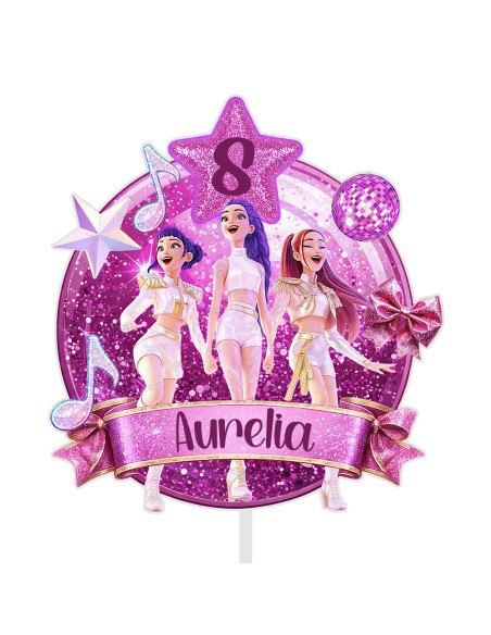 Full Colour Taarttopper op Maat: K-Pop Demon Hunters 2