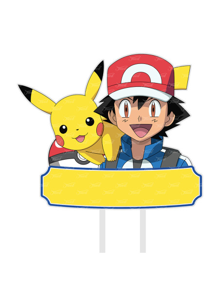 Full Colour Taarttopper op Maat: Pokémon 2