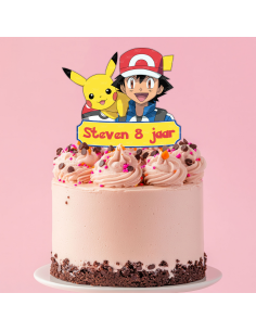 Full Colour Taarttopper op Maat: Pokémon 2 2