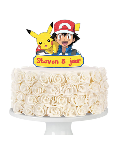Full Colour Taarttopper op Maat: Pokémon 2