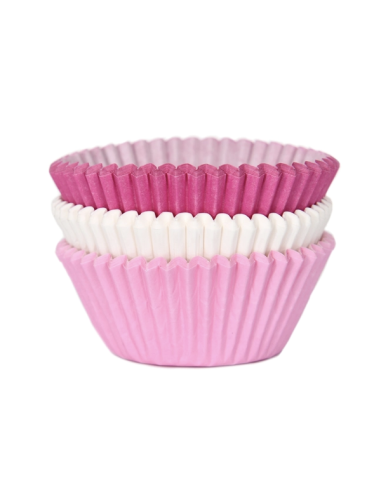 House of Marie Baking Cups Assorti Roze -75st-