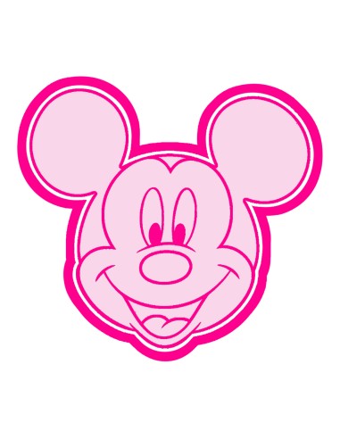 3D Uitsteker op Maat: Mouse Hoofd met Stempel