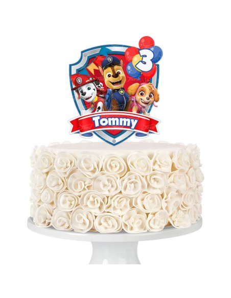 Full Colour Taarttopper op Maat: Paw Patrol 2