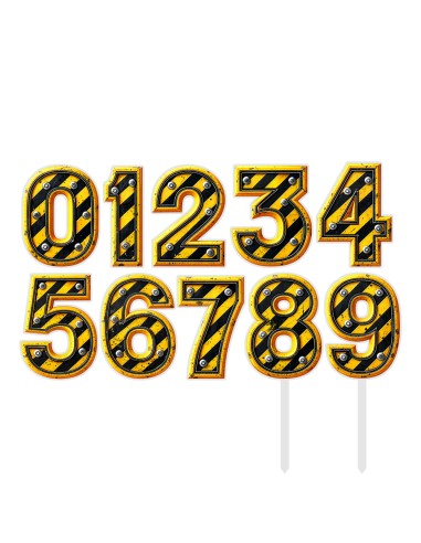 Full Colour Taarttopper op Maat: Constructie - Cijfer Dubbel