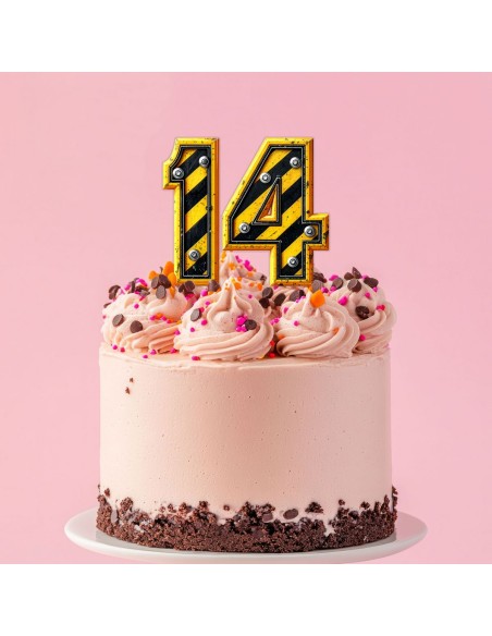 Full Colour Taarttopper op Maat: Constructie - Cijfer Dubbel