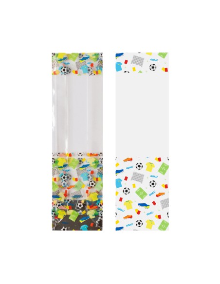 Decora Traktatiezakjes Blokbodem Goal -10st-