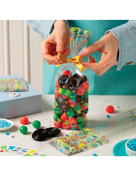 Decora Traktatiezakjes Blokbodem Goal -10st-