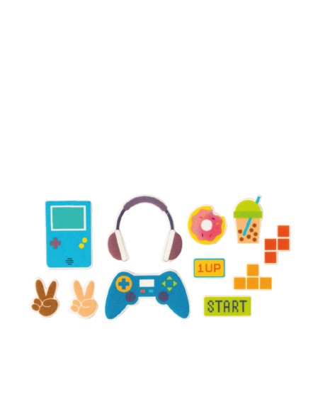 Decora Suikerdecoratie Gamer -11st-