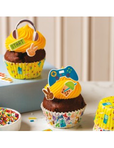 Decora Suikerdecoratie Gamer -11st- 2