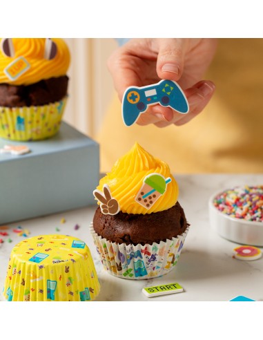 Decora Suikerdecoratie Gamer -11st-