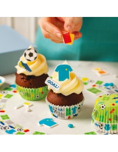 Decora Suikerdecoratie Voetbal -12st- 2