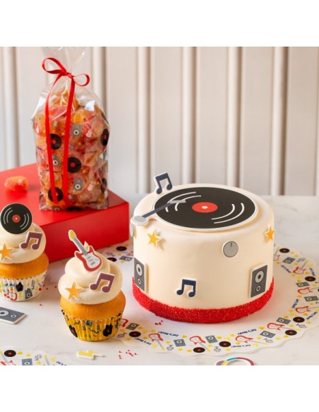 Decora Suikerdecoratie Disco -9st-