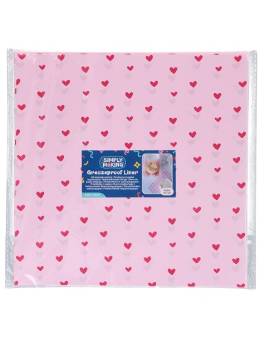 Simply Making Bento Box Vellen Roze Hartjes 25x25 -50st-