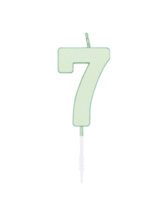 Metallic Kaars Mint - Nummer 7