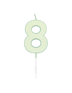 Metallic Kaars Mint - Nummer 8