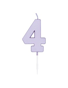 Kaars Lila - Nummer 4