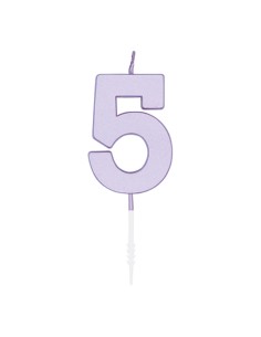 Kaars Lila - Nummer 5