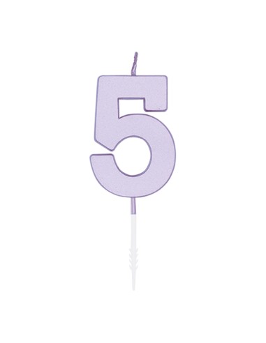 Kaars Lila - Nummer 5