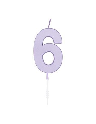 Kaars Lila - Nummer 6