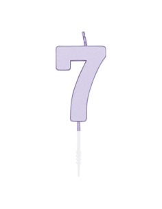 Kaars Lila - Nummer 7