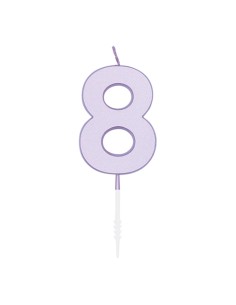 Kaars Lila - Nummer 8