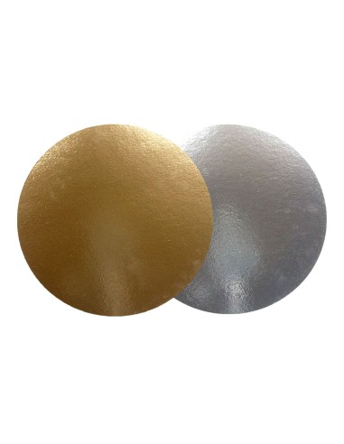 FunCakes Taartkartons Zilver/Goud Rond 20cm -3st-