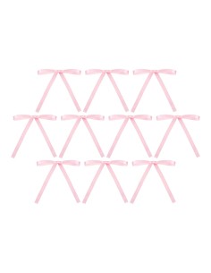 CakeDeco Taarttopper Strikjes Roze -10st- 2