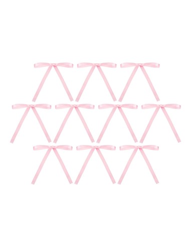 CakeDeco Taarttopper Strikjes Roze -10st-