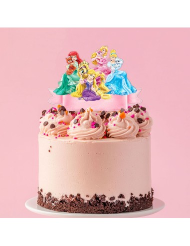 Full Colour Taarttopper op Maat: Prinsessen 1