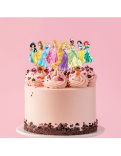 Full Colour Taarttopper op Maat: Prinsessen 2 2