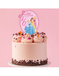 Full Colour Taarttopper op Maat: Prinsessen 3 2