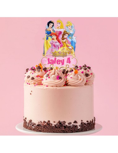 Full Colour Taarttopper op Maat: Prinsessen 4