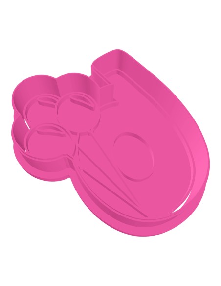 3D Uitsteker op Maat: Cijfer 6 met Ballonnen