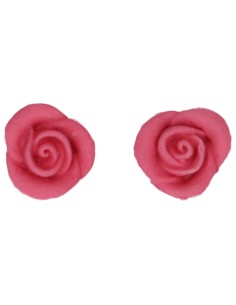 FunCakes Fondant Decoratie Rozen Roze -6st- 2