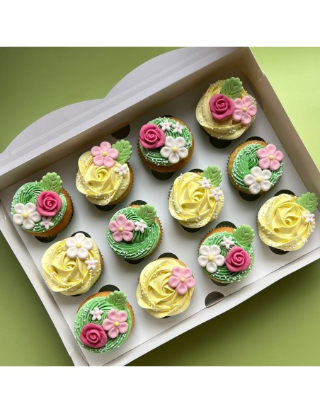 FunCakes Fondant Decoratie Rozen Roze -6st-